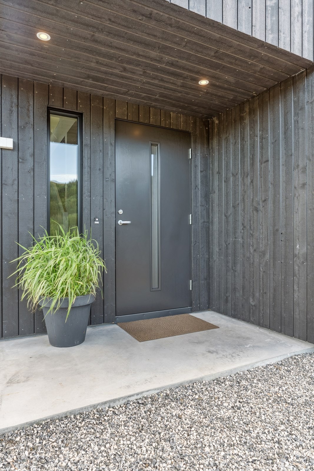 Overbygd inngangsparti Galleribilde