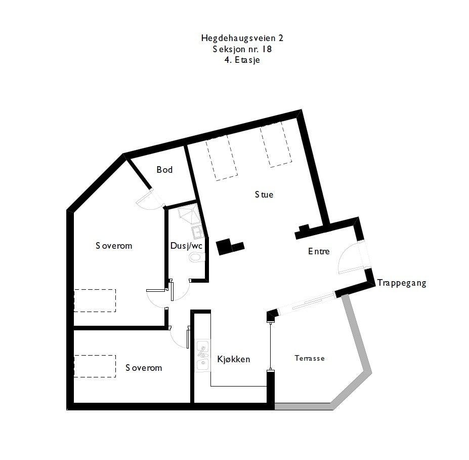 Plantegning. Galleribilde