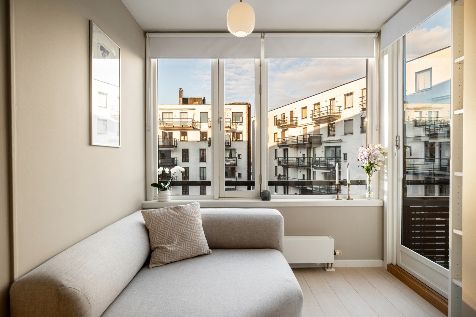 Herfra er det adkomst til leilighetens andre balkong Galleribilde