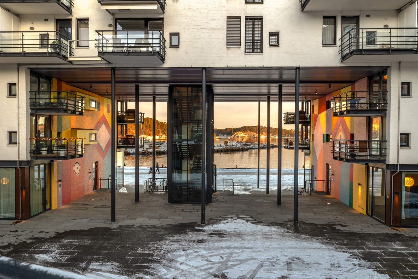 Lysaker Brygge Sameie 2 består av 145 boligseksjoner og 3 næringsseksjoner Galleribilde