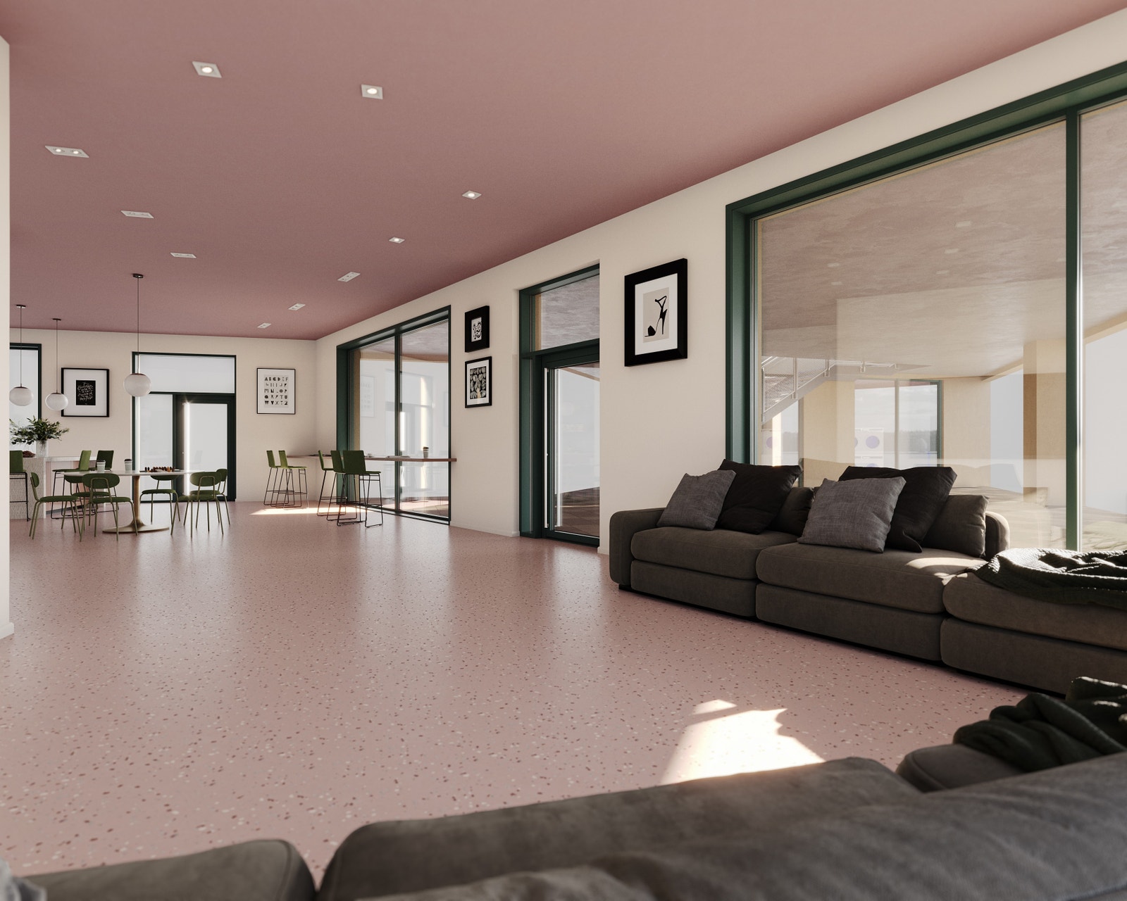 Felles lounge Galleribilde