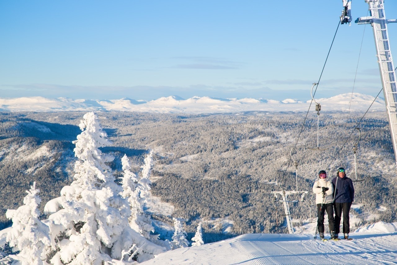 Panoramaheisen med toppstasjon 1109 moh er naboen til Seterfeltet Galleribilde