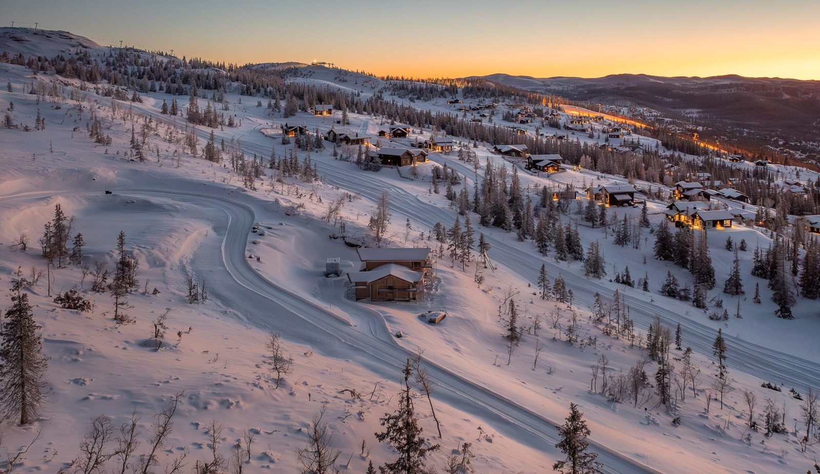 Visningshytta ventes ferdig ila mars 2025, men kan ses allerede nå Galleribilde