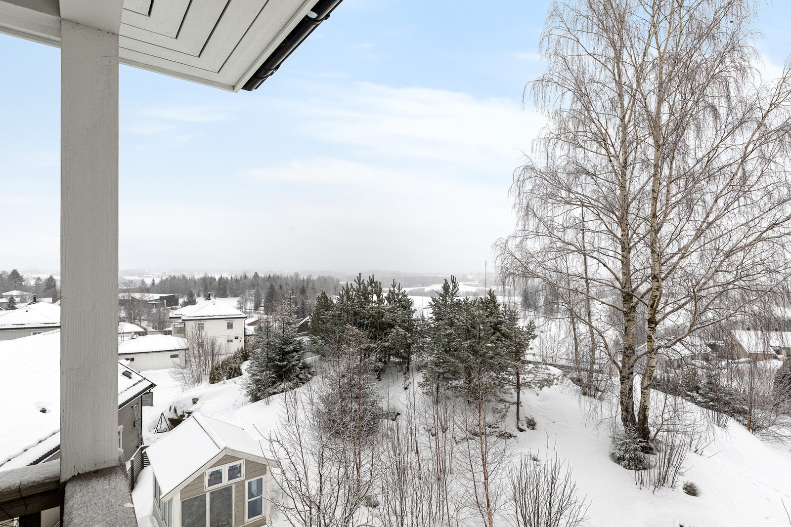 Flott utsikt fra terrassene. Galleribilde