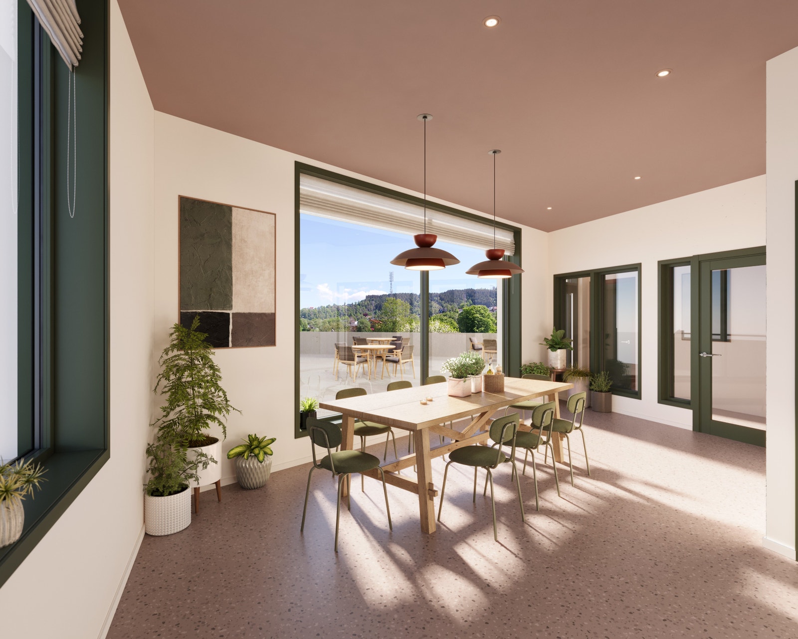 Felles lounge Galleribilde