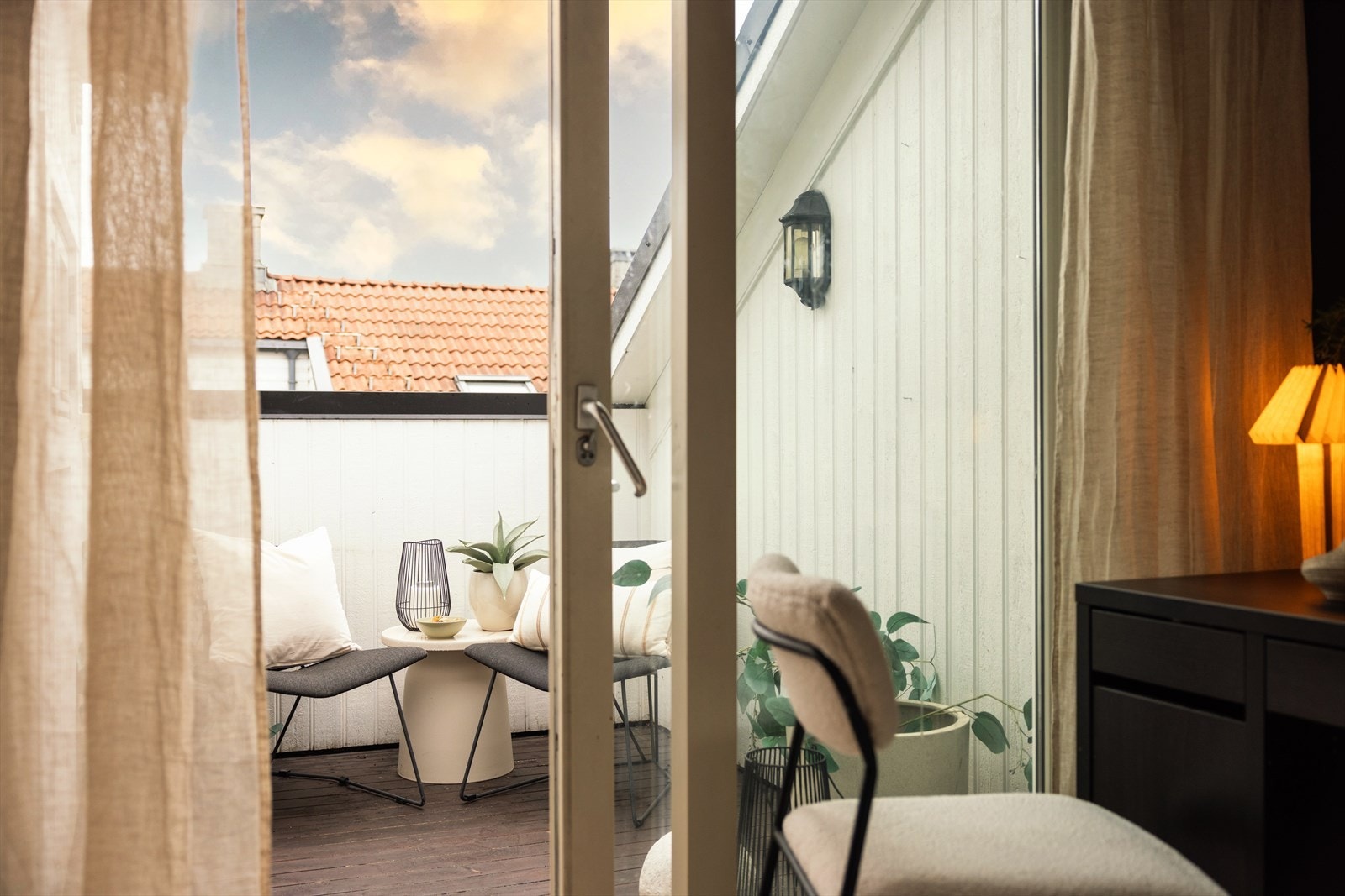 - Takterrasse på ca. 5 kvm - Galleribilde