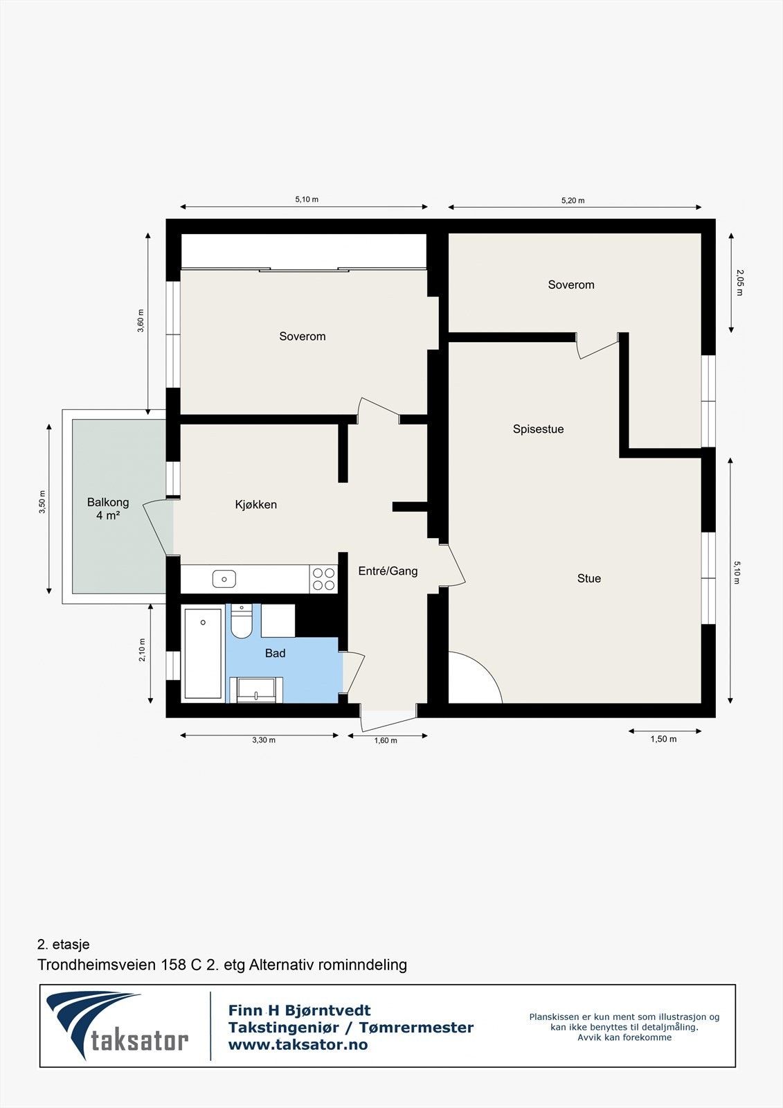 Alternativ plantegning Galleribilde