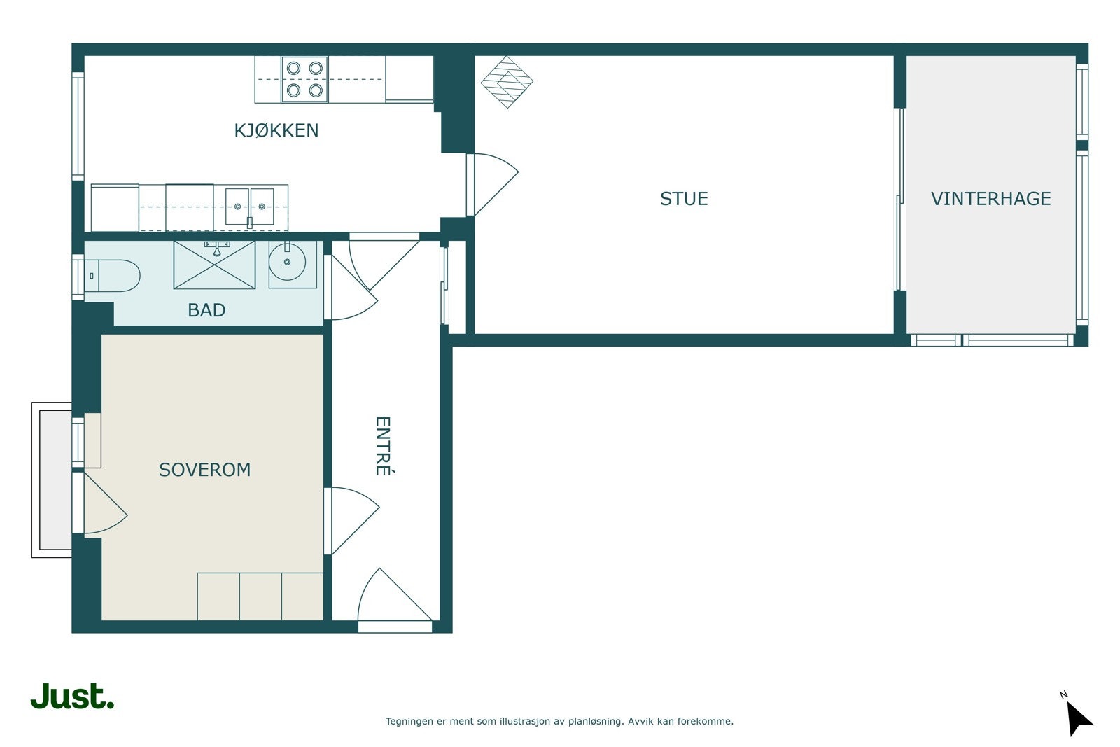 Planskisse Galleribilde