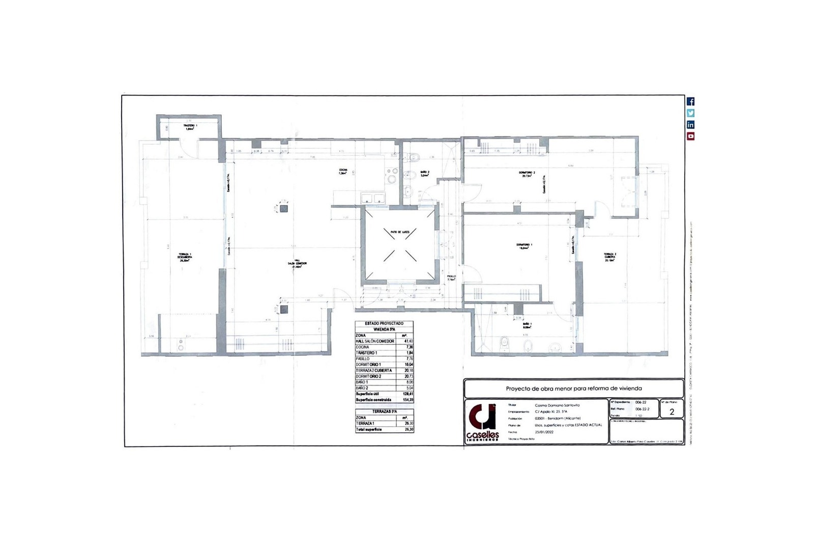 Plantegning leilighet Galleribilde