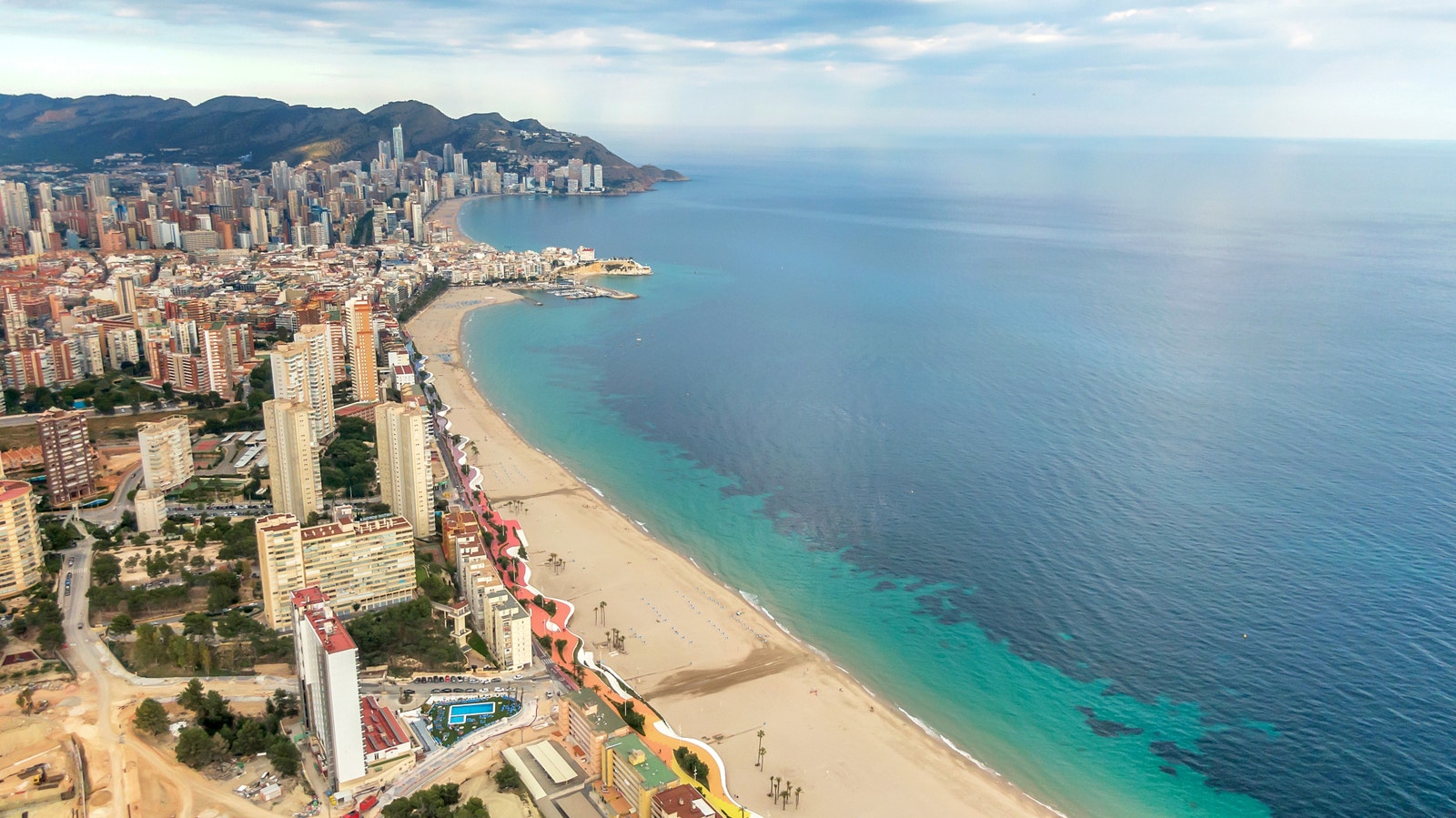Fantastiske Poniente stranden Galleribilde