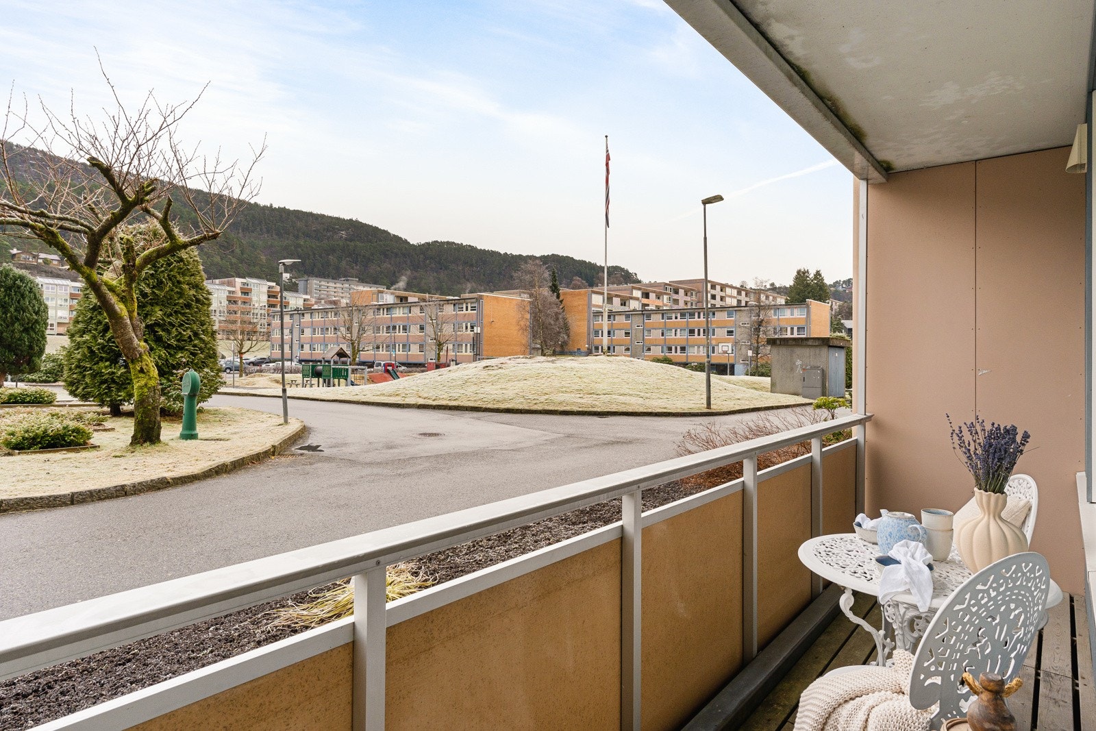 Utsikt over nærområde. Galleribilde