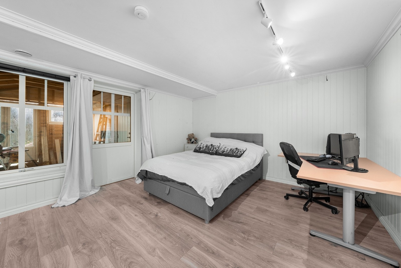 Innredet soverom i underetasje (ikke godkjent for varig opphold) Galleribilde