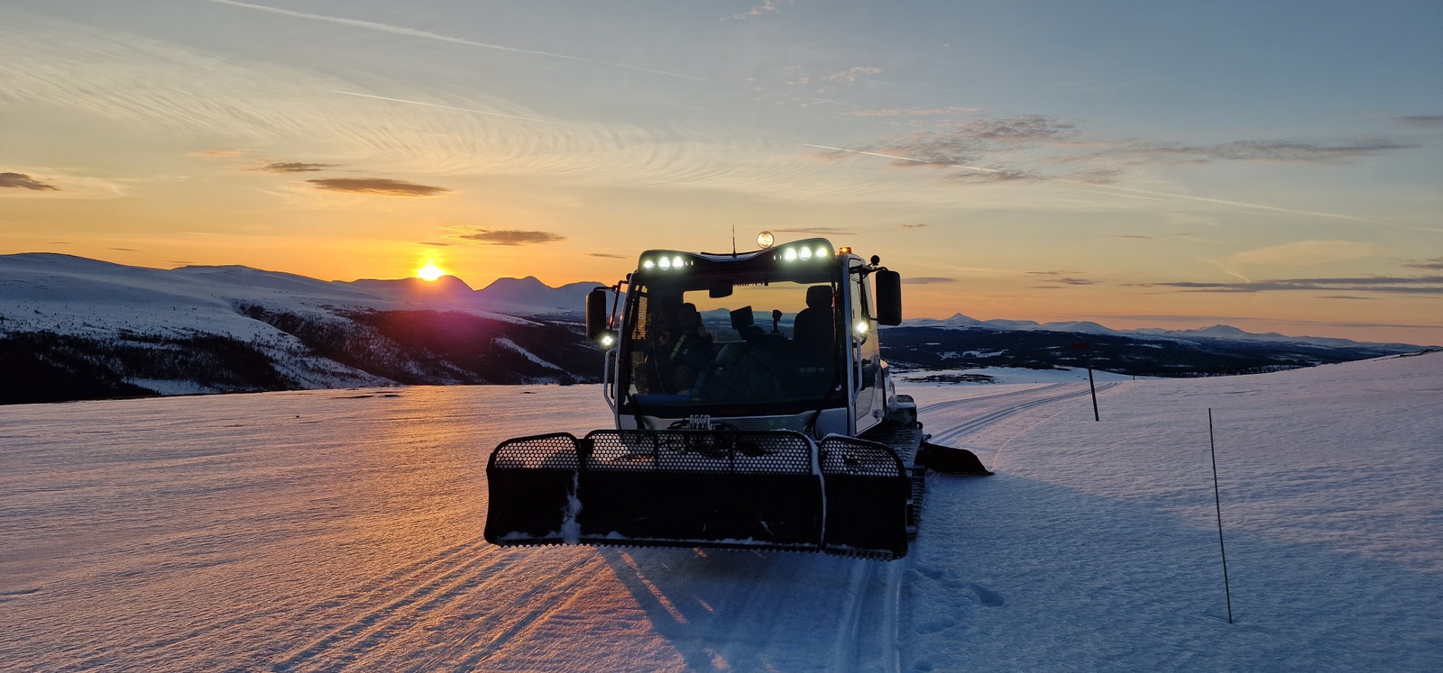 Vi drifter skiløyper i Engerdal Østfjell. Over 70 km. Galleribilde