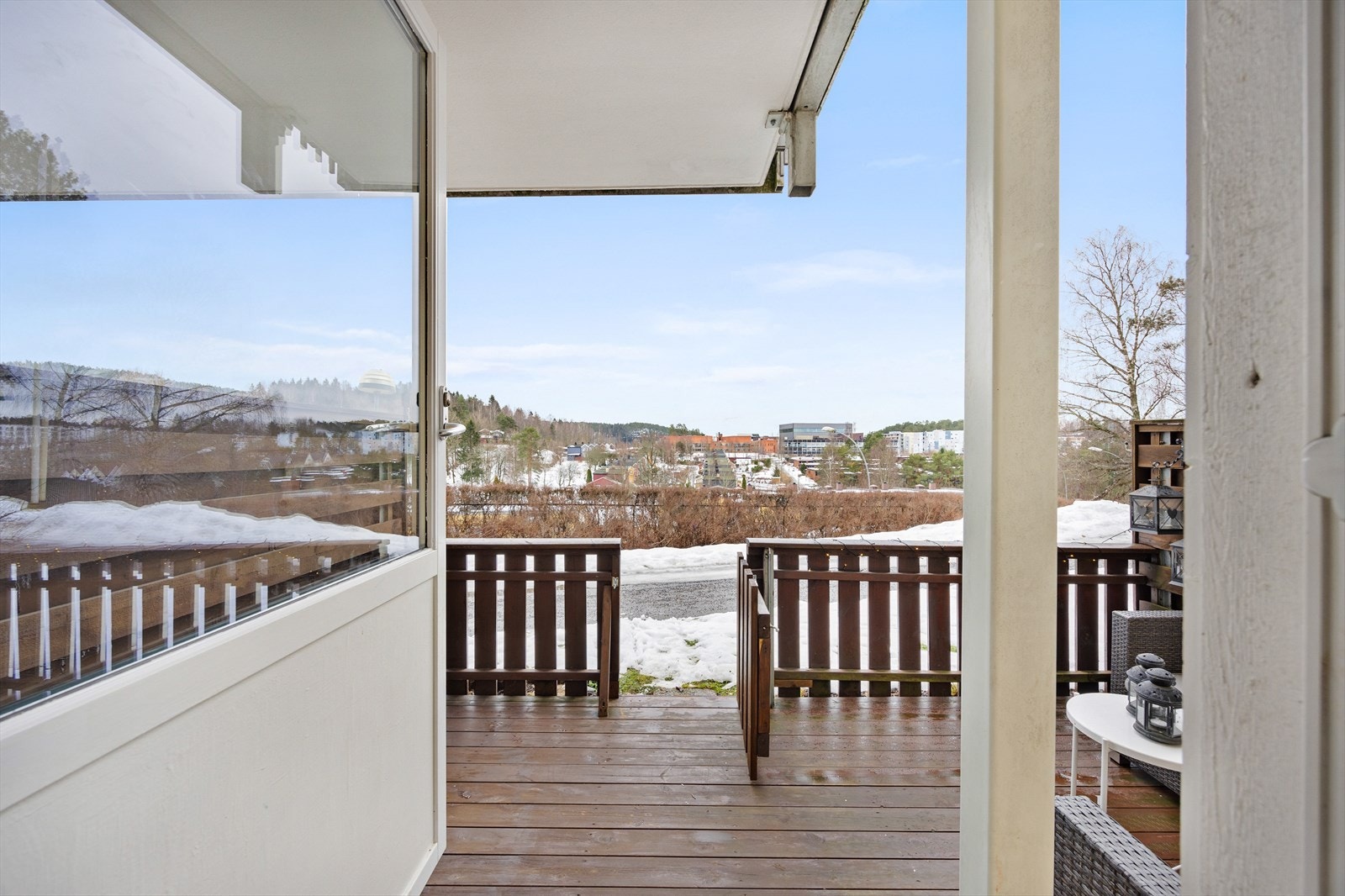 Balkong med gode solforhold. Galleribilde