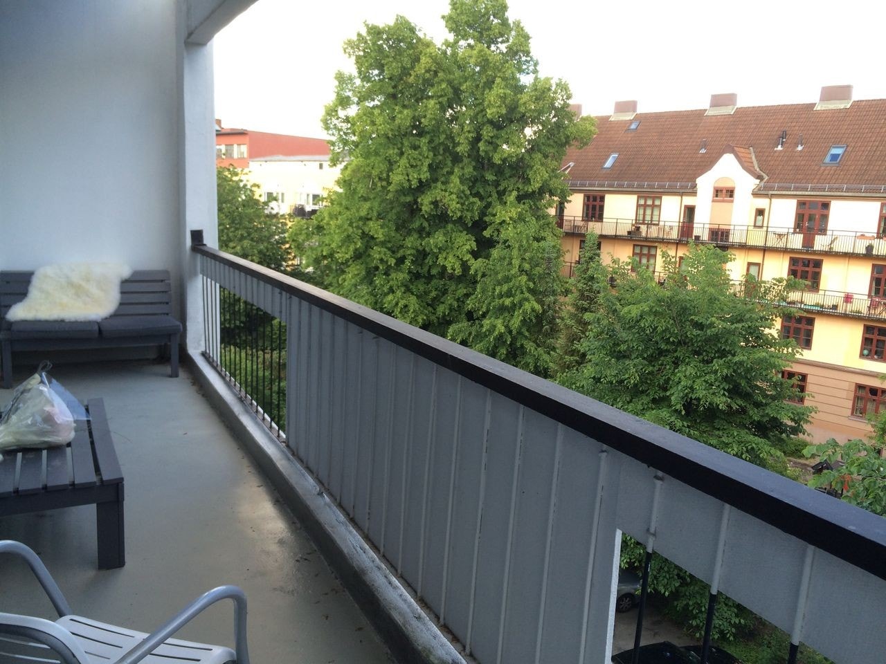 Stor balkong Galleribilde