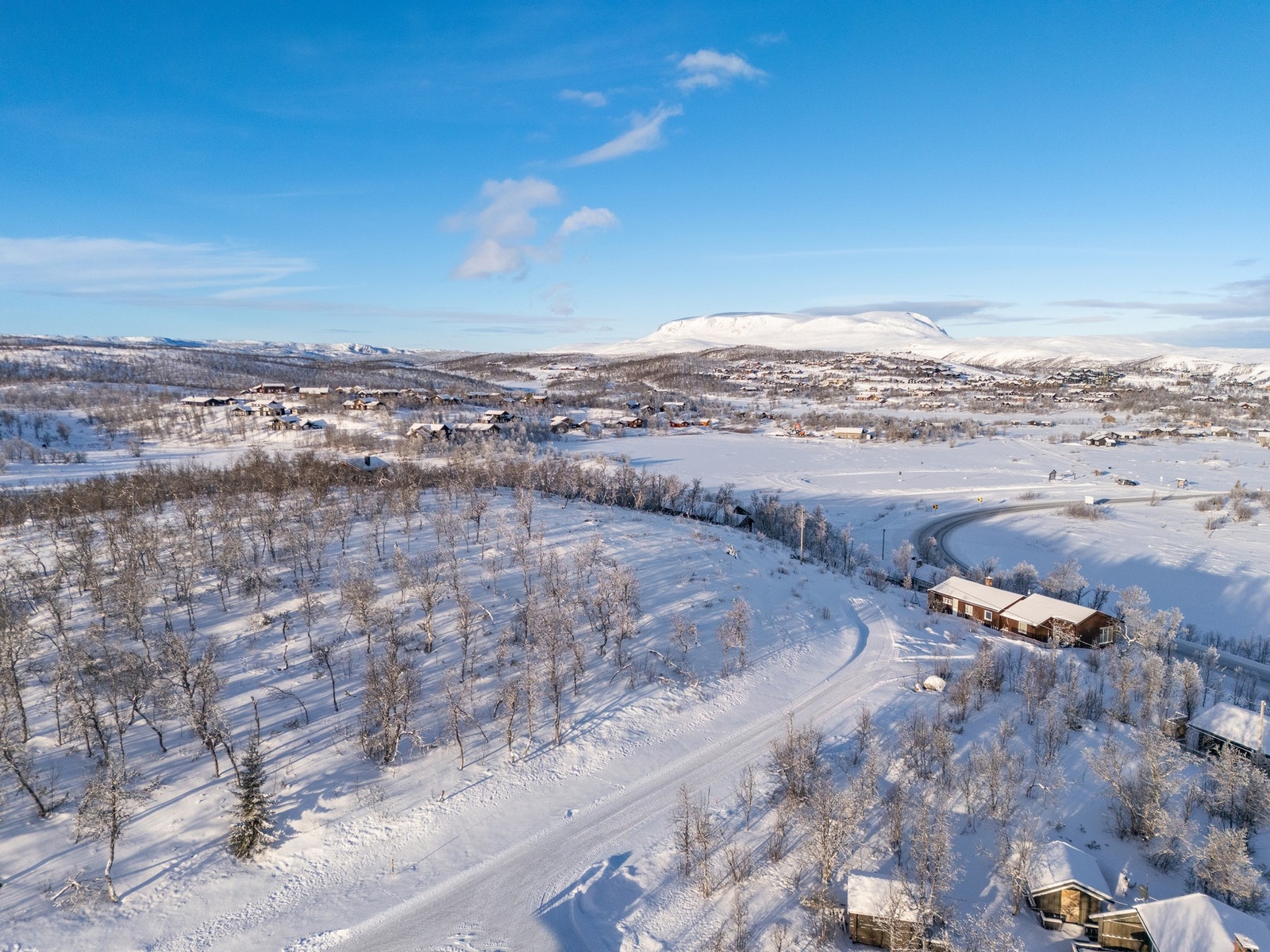 Flott beliggenhet innerst i veien, med en majestetisk utsikt Galleribilde