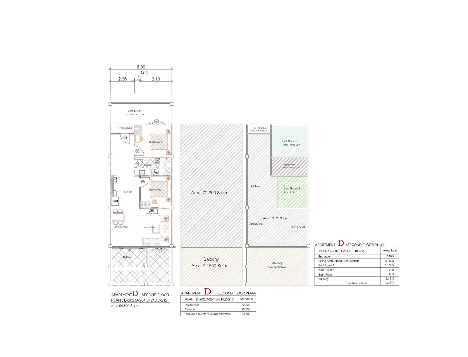 Plantegning leilighet D212 Galleribilde