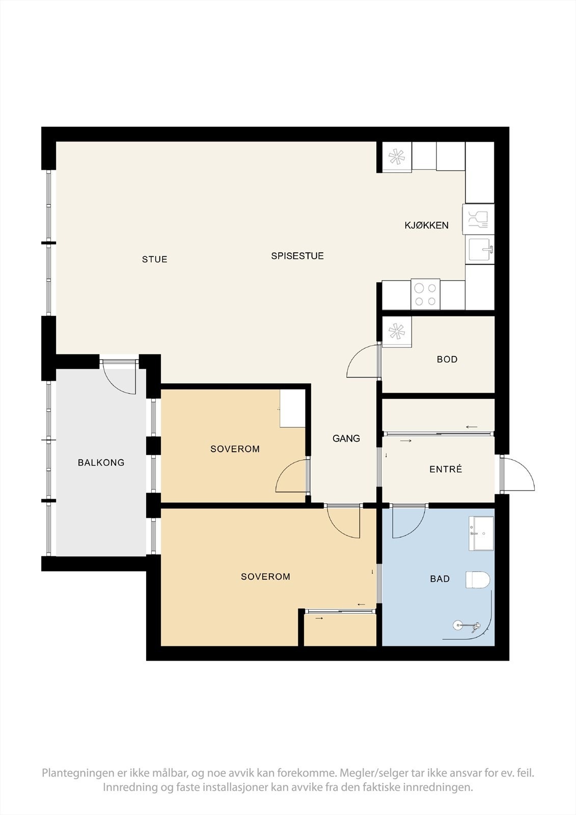 Plantegning. Galleribilde