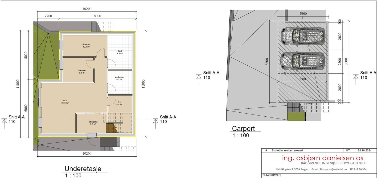 plan garasje og u.etg.JPG Galleribilde