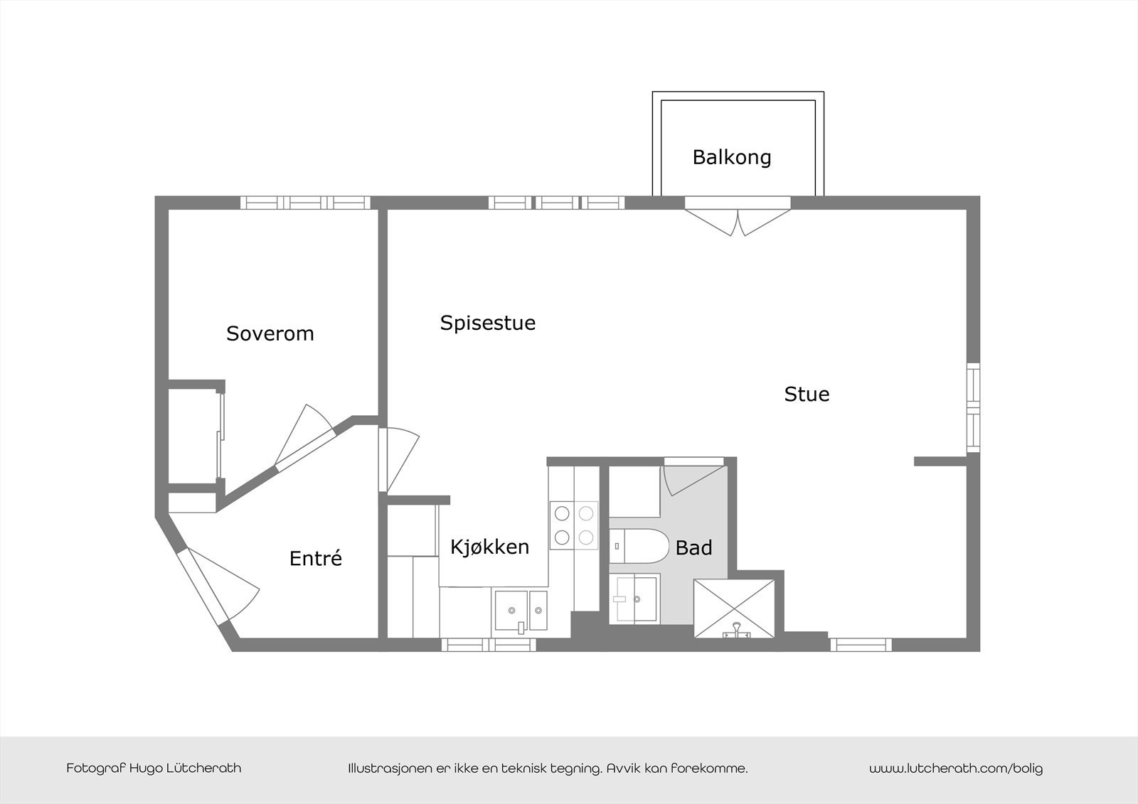 Planskisse Galleribilde