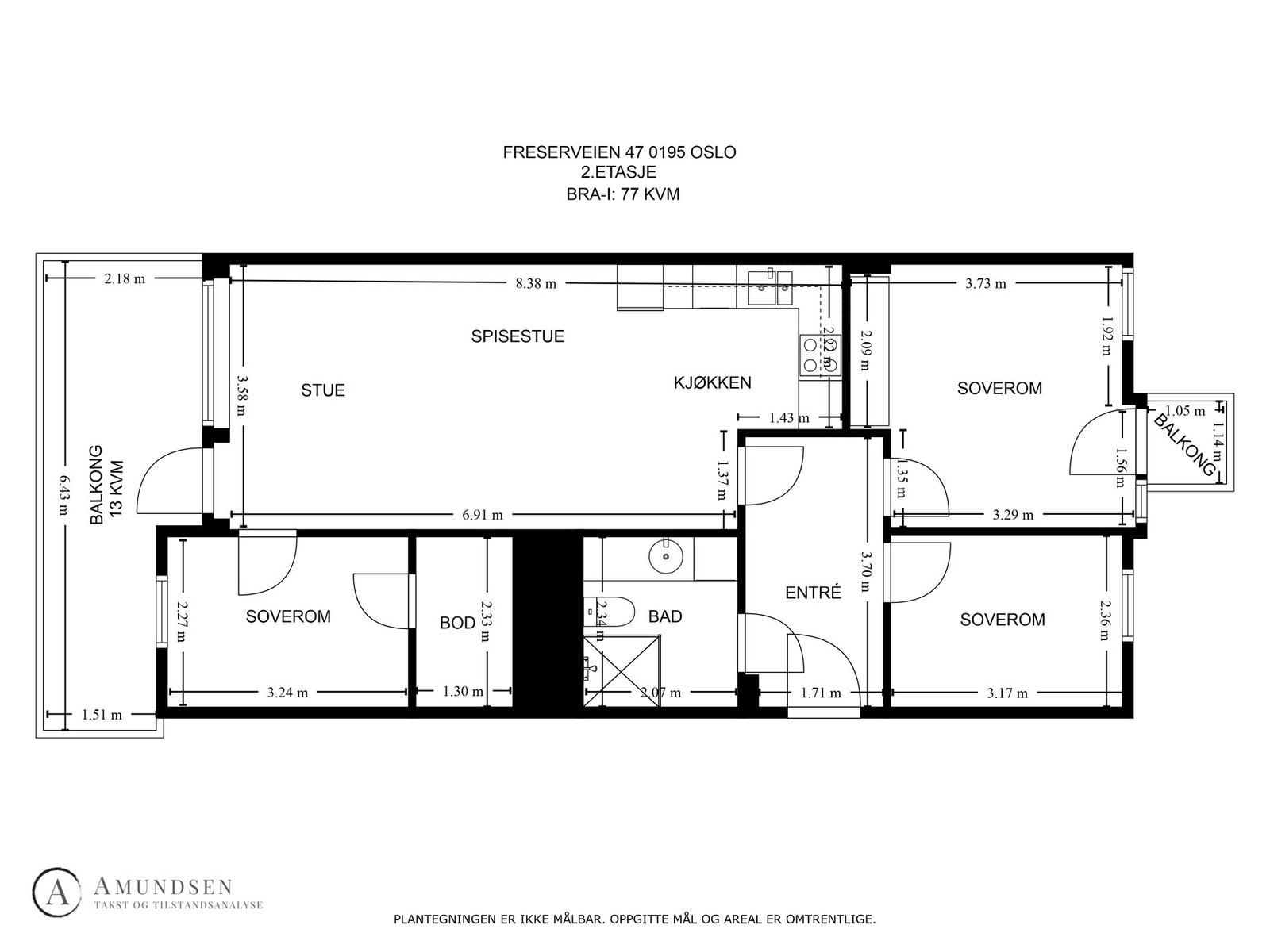 Plantegning Galleribilde