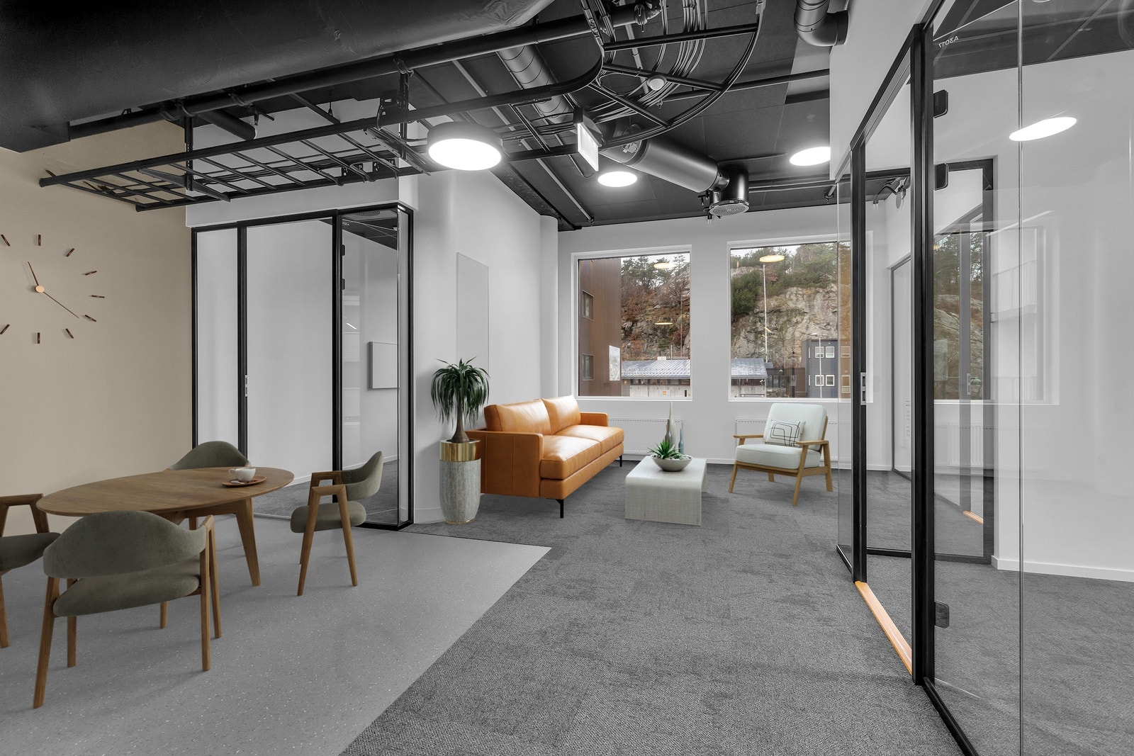 Lokalet i 3. etasje omfatter hele etasjene og utgjør totalt ca. 383 kvm BTA eksklusivt areal. Galleribilde