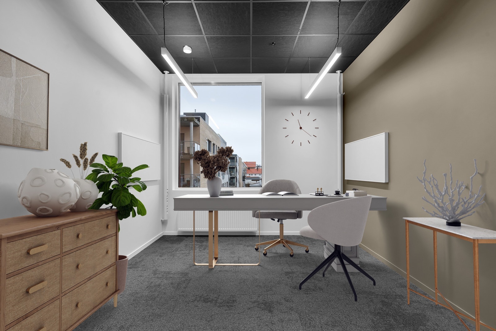 Lokalet i 3. etasje omfatter hele etasjene og utgjør totalt ca. 383 kvm BTA eksklusivt areal. Galleribilde