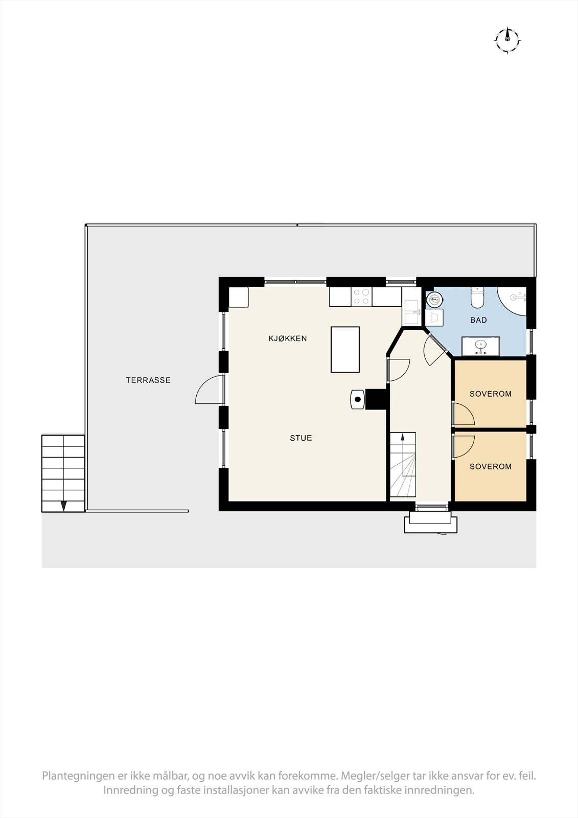 Plantegninger 1 etg. Galleribilde