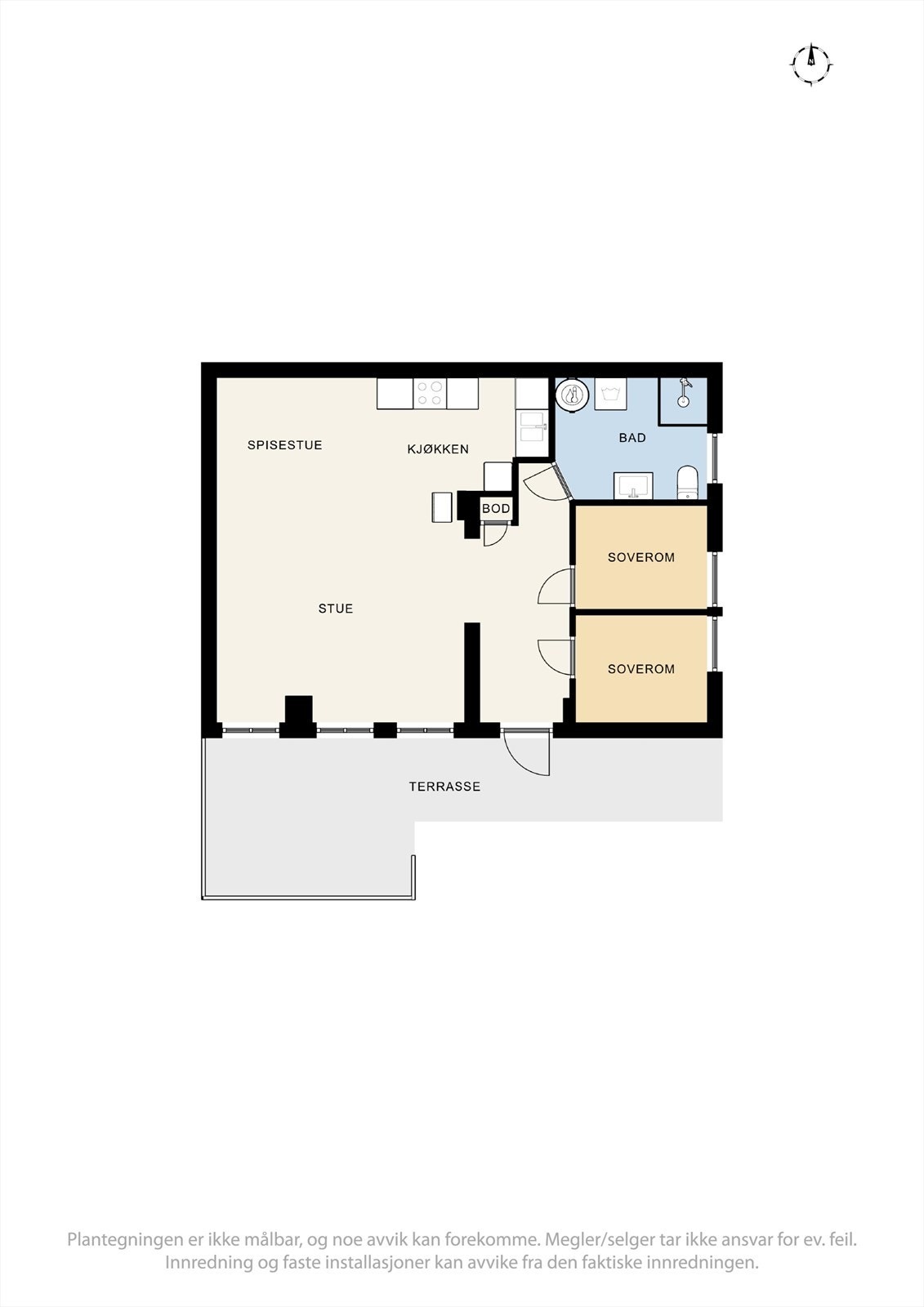 Plantegninger u. etg Galleribilde