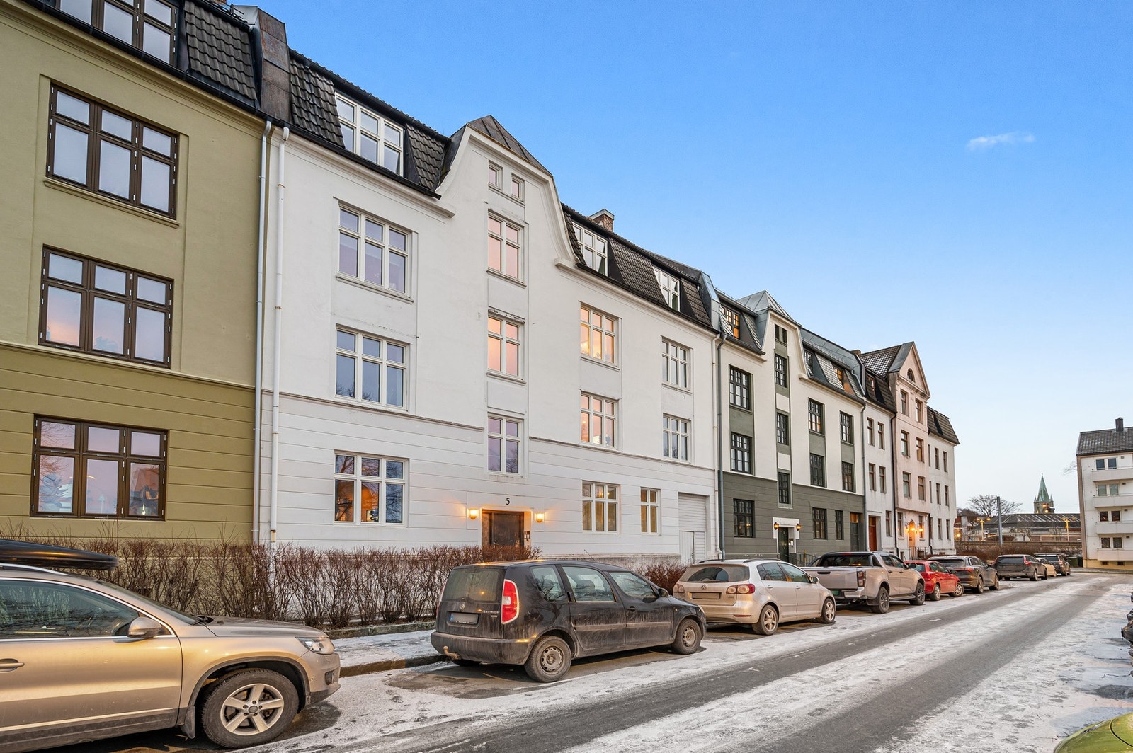 Flott fasade av Gardemoens gate 5. Galleribilde