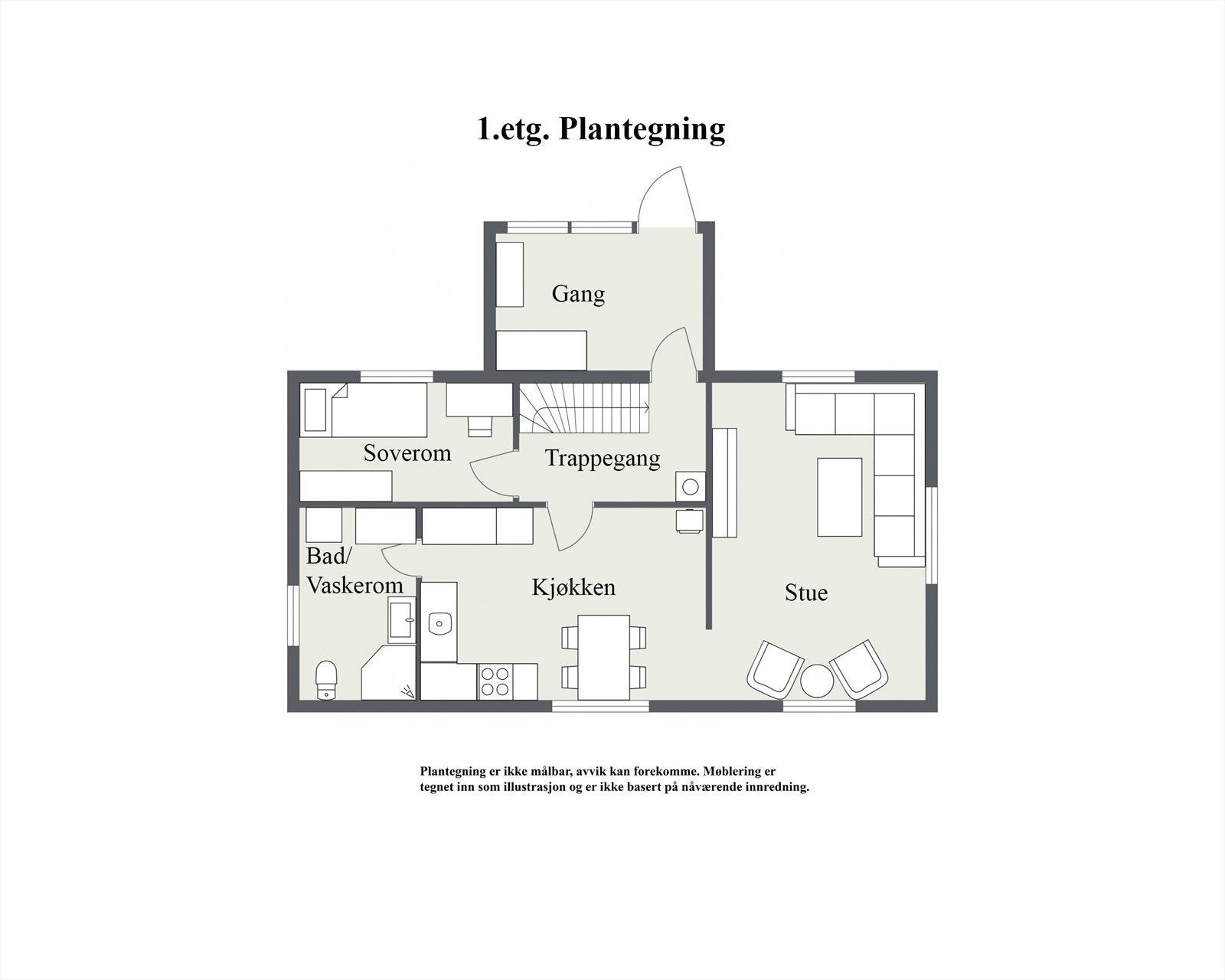 1. Etasje - 2D Floor Plan.jpg Galleribilde