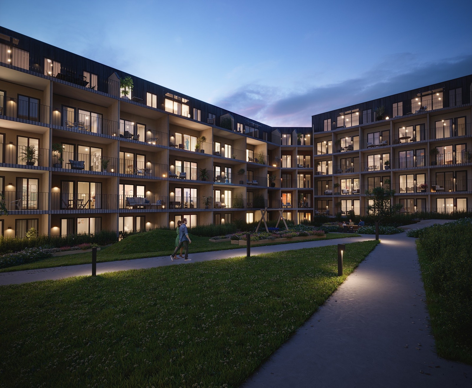 Tilbaketrukket men likevel særdeles sentralt. Få minutter inn til både Solsiden og sentrum. Illustrasjonsbilde Galleribilde