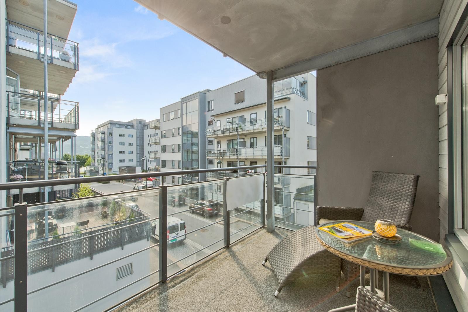 Overbygd terrasse Galleribilde