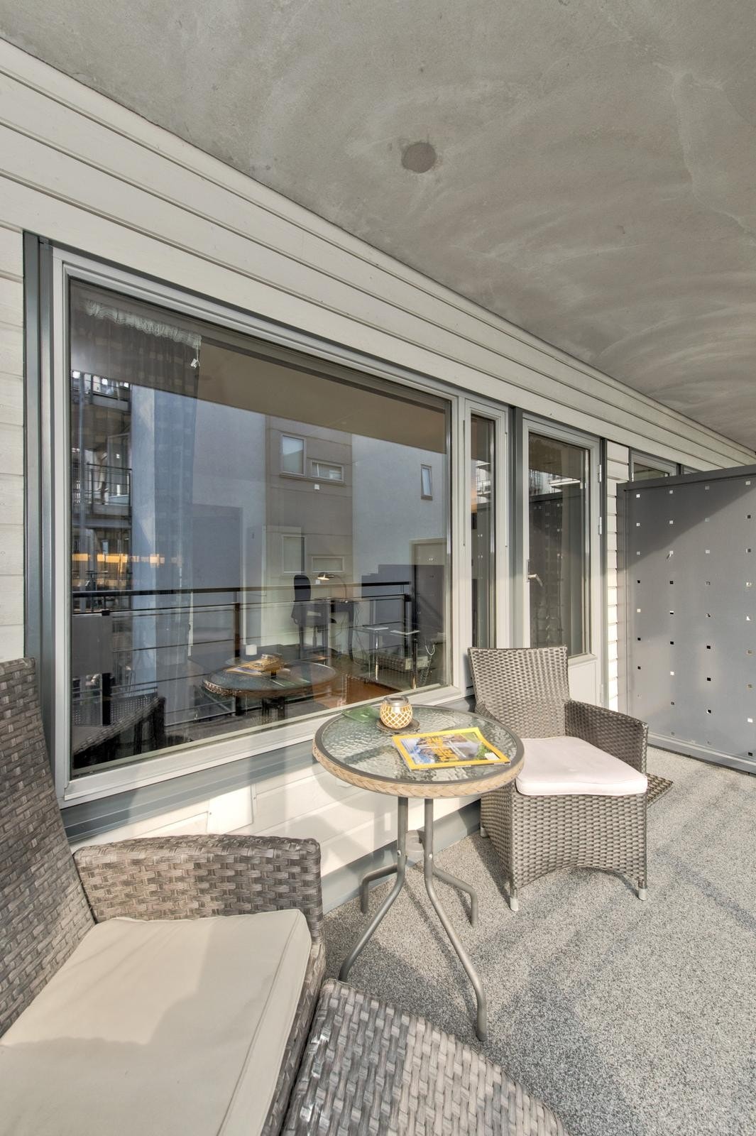 Flott overbygd terrasse Galleribilde