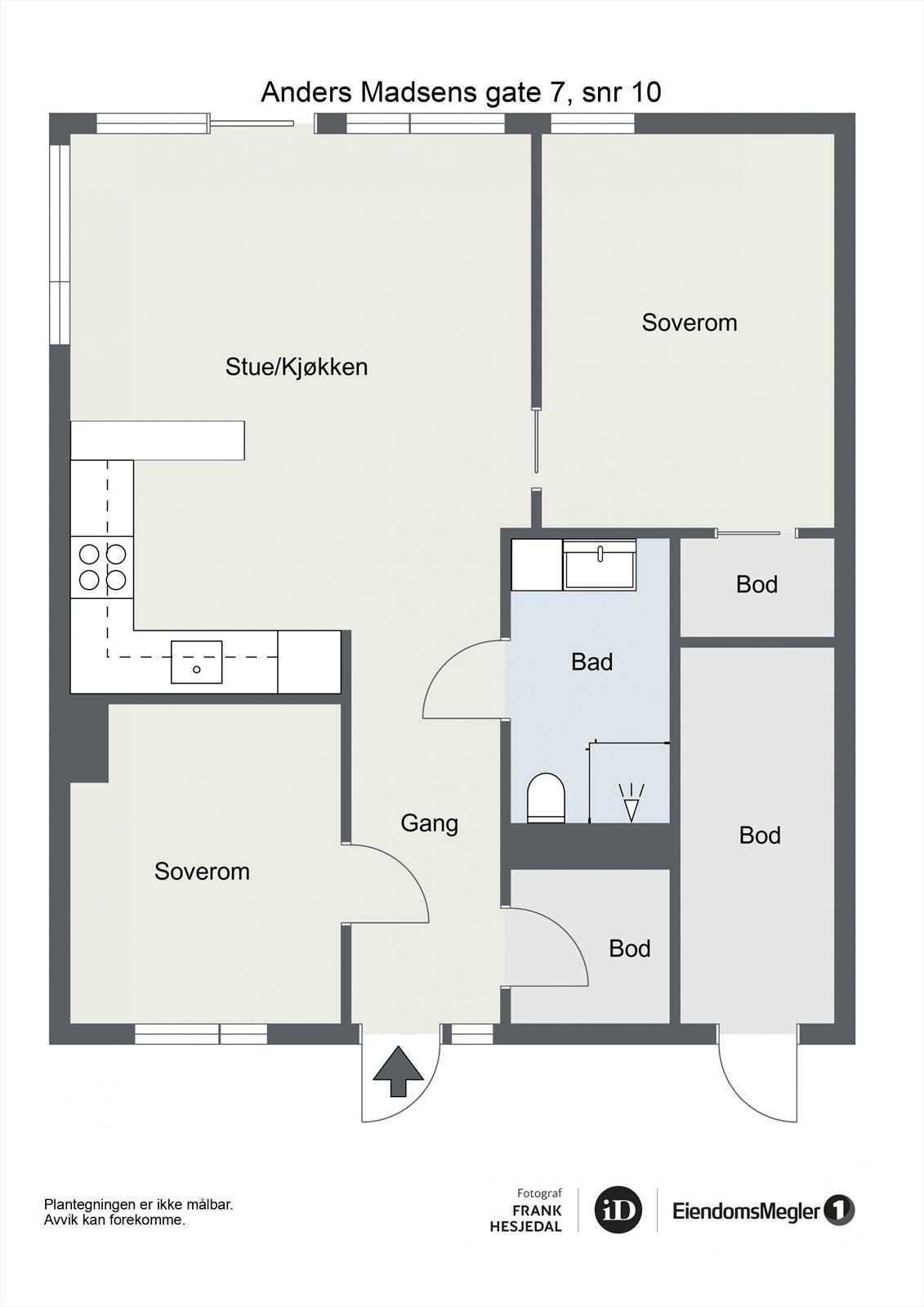 Plantegning 2.etg. Galleribilde