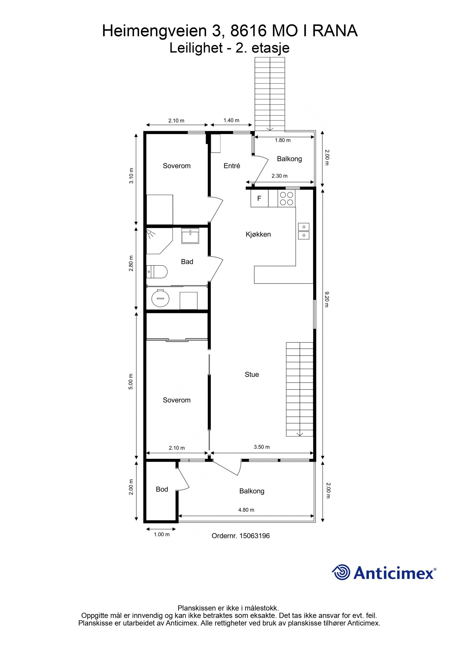 Gjør deg kjent med boligens planløsning Galleribilde