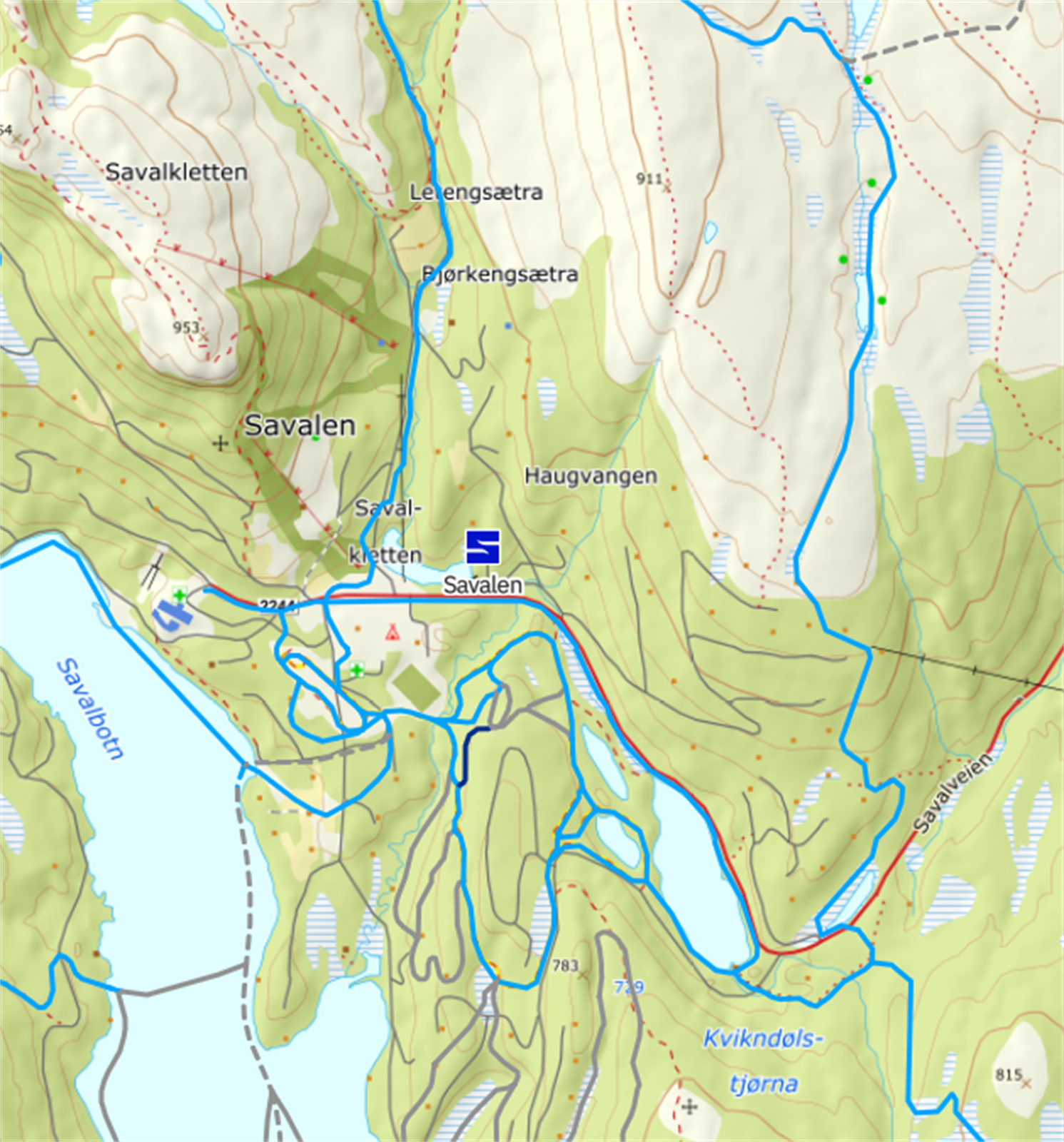 Skiløyper - Se skisporet.no for ytterligere informasjon Galleribilde