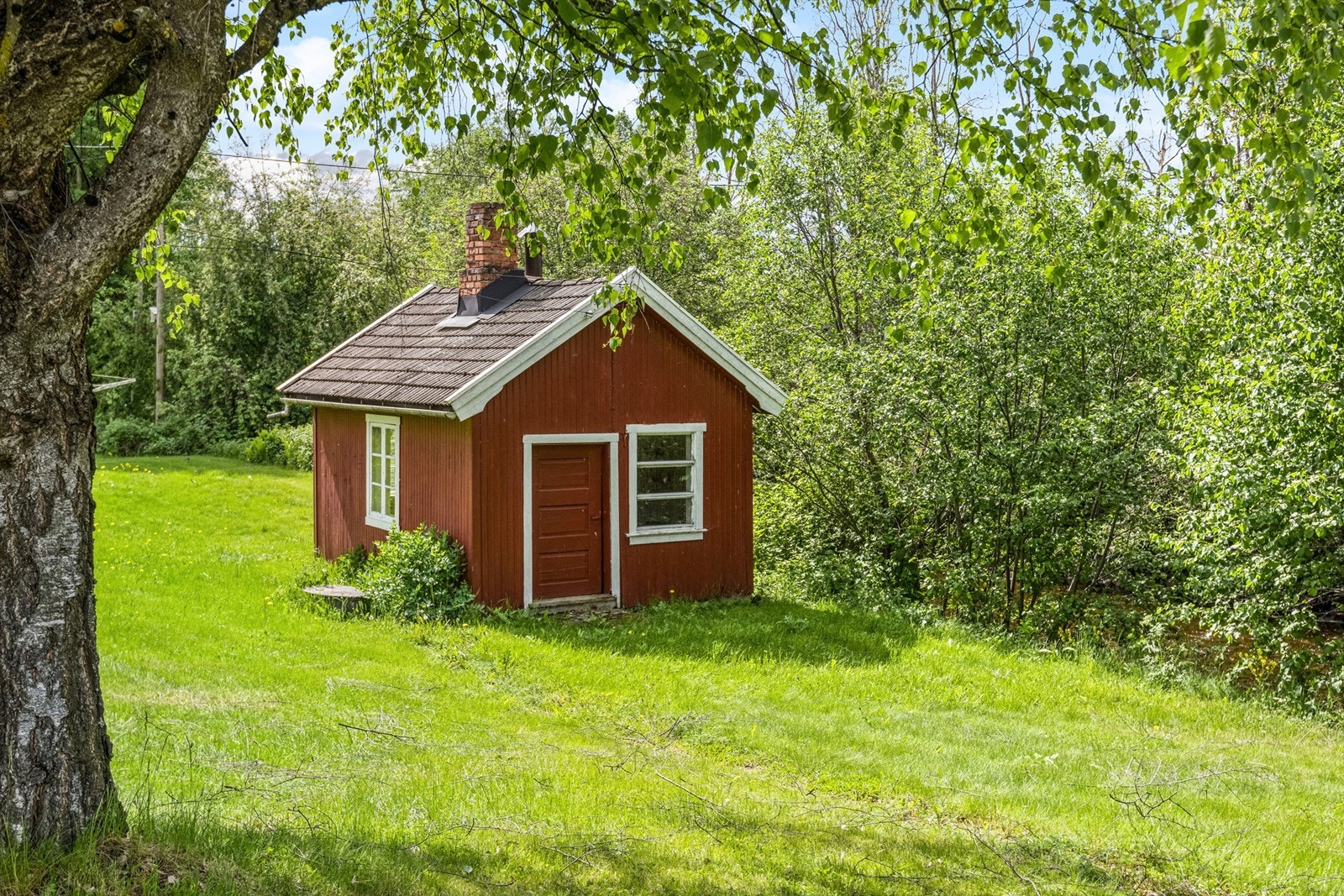 Bryggerhuset kan være et fint utgangspunkt for en herlig ute- og grillplass. Galleribilde