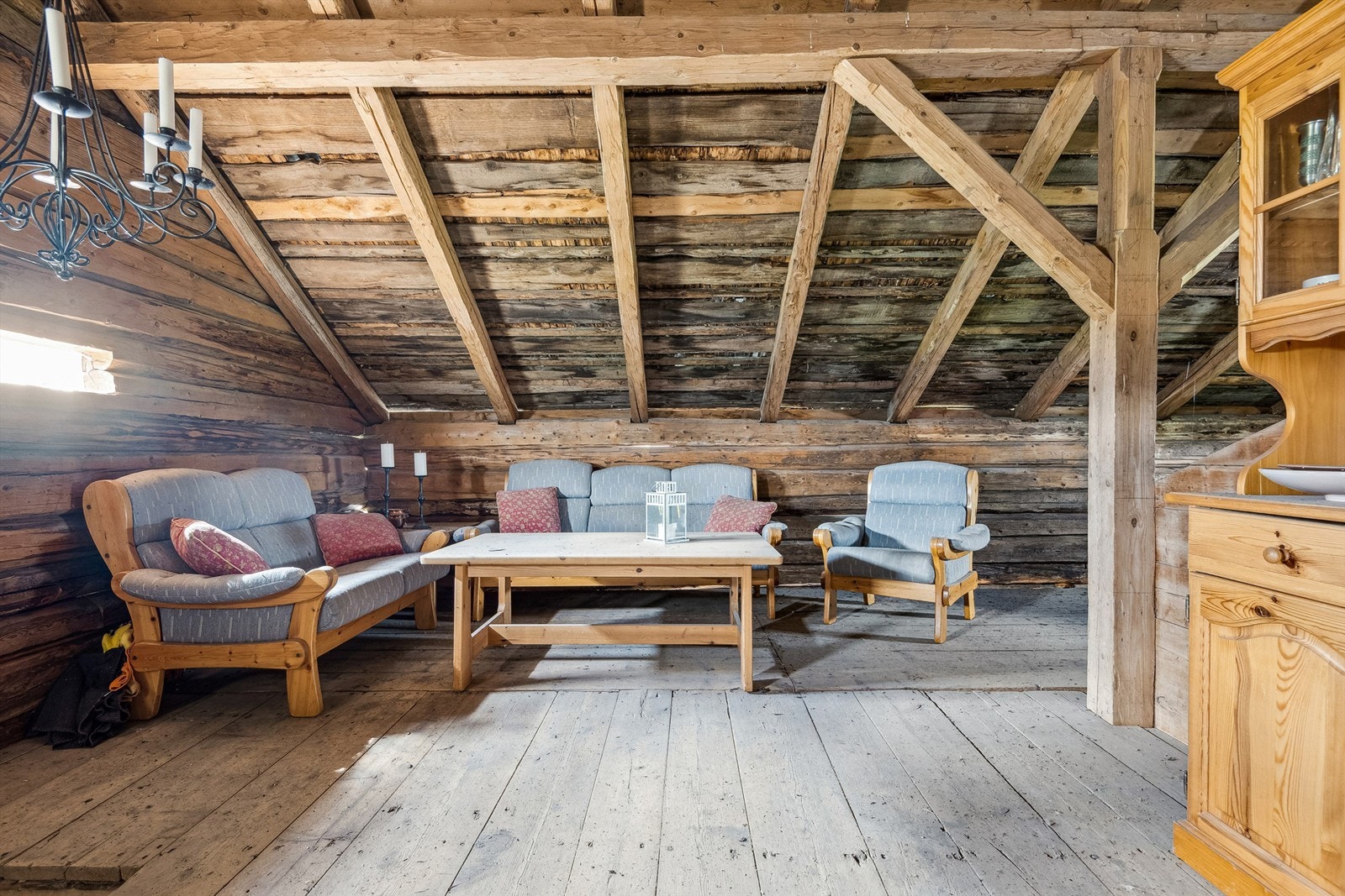 Andre etasje på stabburet. Galleribilde