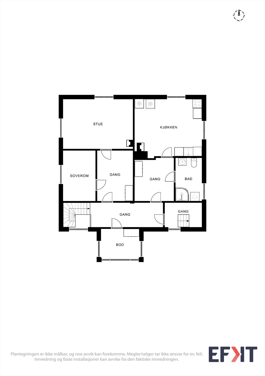 Eneboligen - Andre etasje Galleribilde