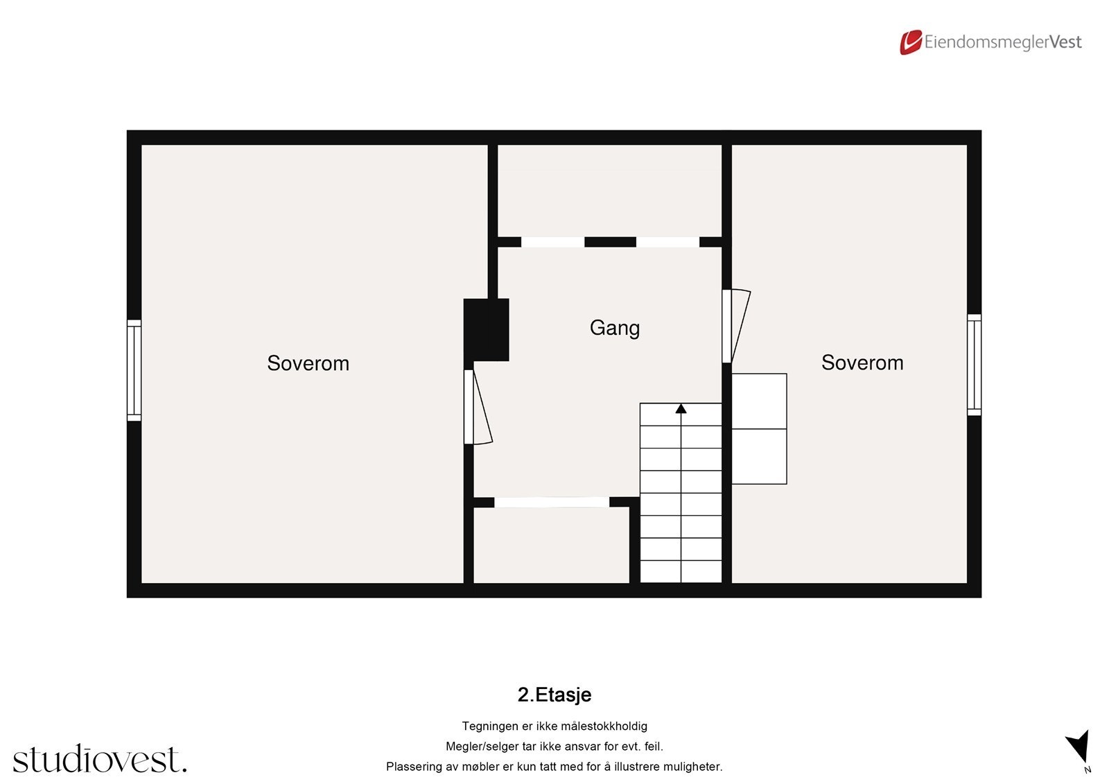 Plantegning loft Galleribilde