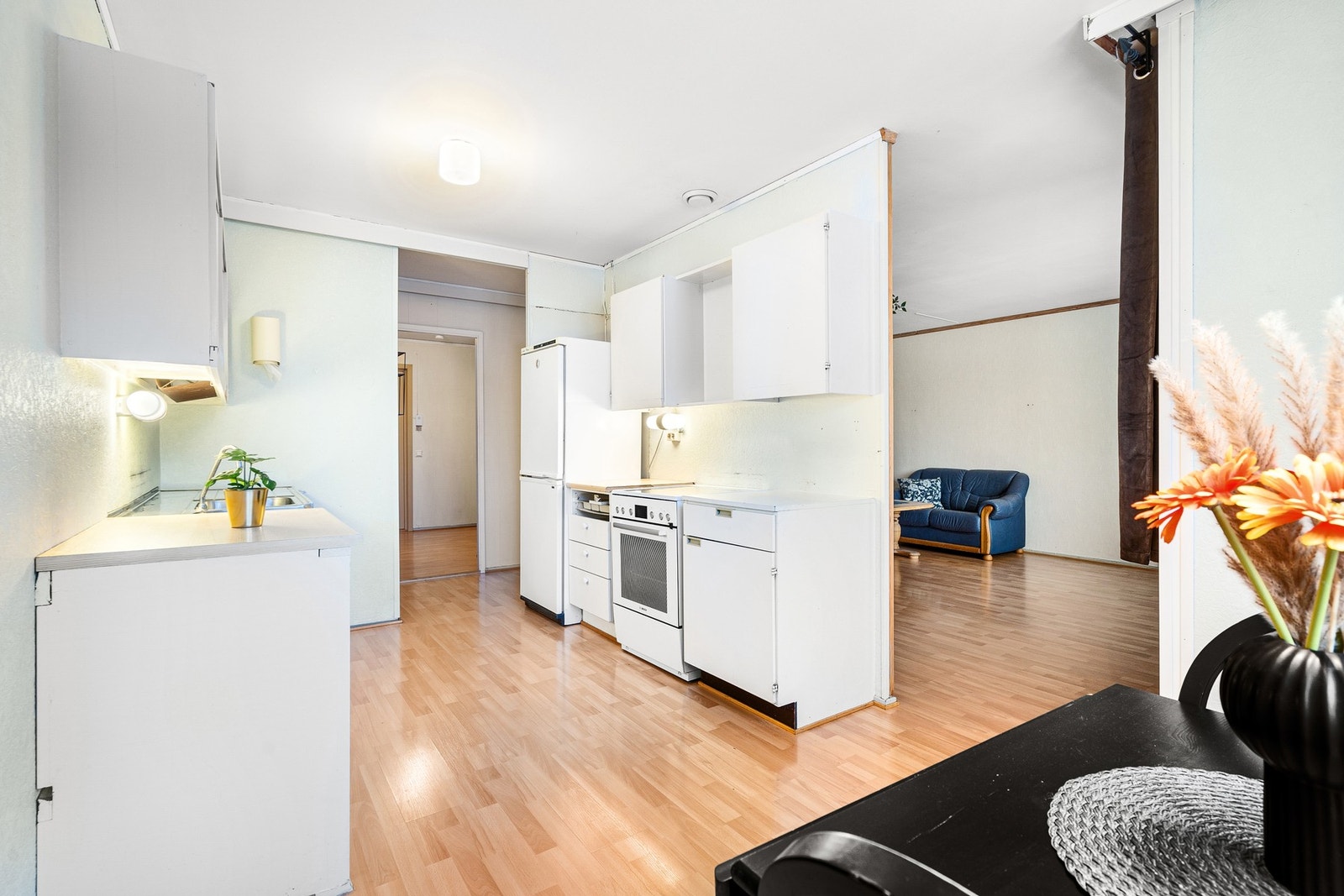 På kjøkkenet er det opplegg for oppvaskmaskin. Galleribilde