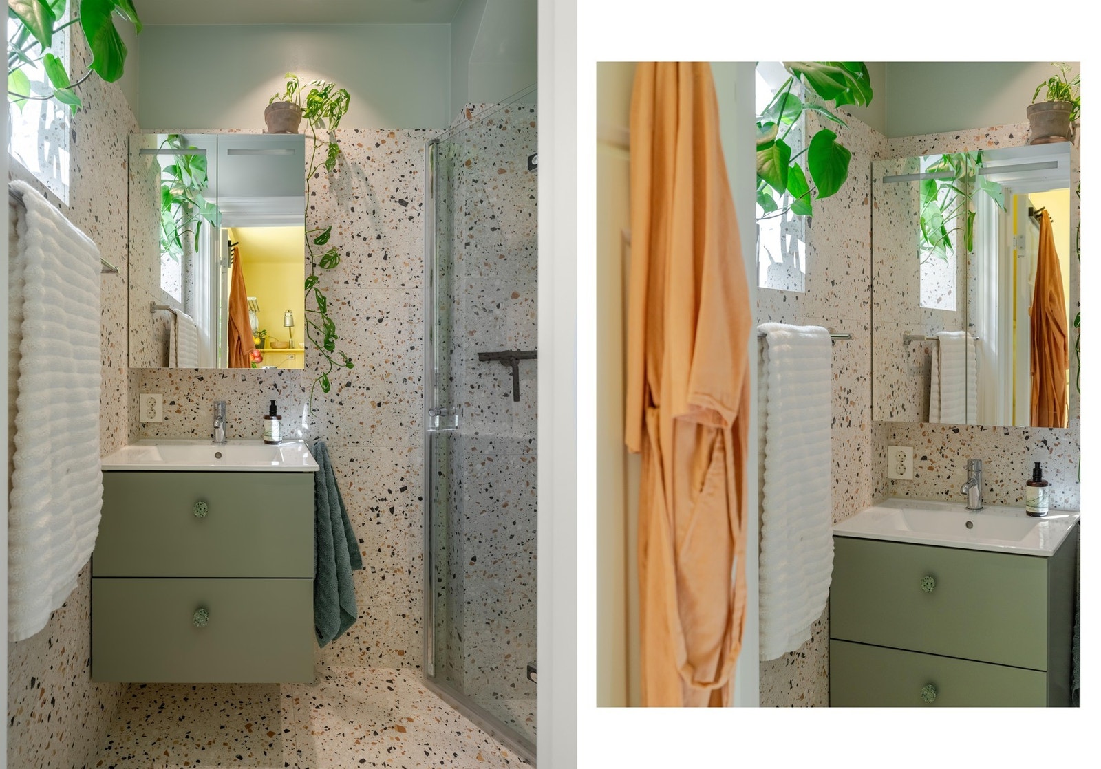 Det separate baderommet ble totalrenovert av fagfolk i november 2022. Dokumentasjon på arbeidene foreligger (bilde tatt ved forrige salg). Galleribilde