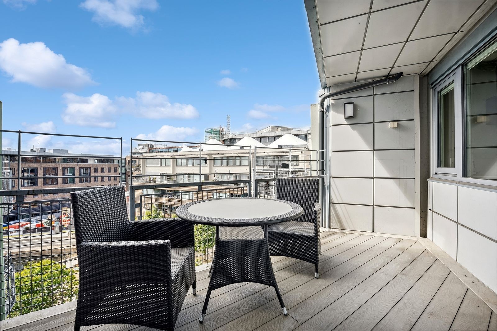 Balkong fra stue med flott utsikt Galleribilde
