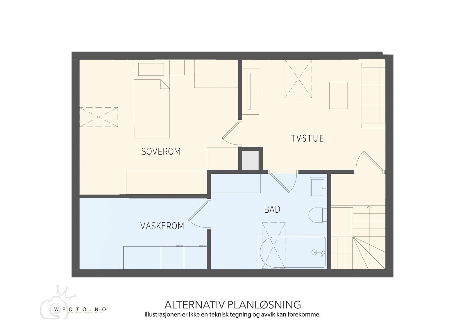 Alternativ planløsning Galleribilde