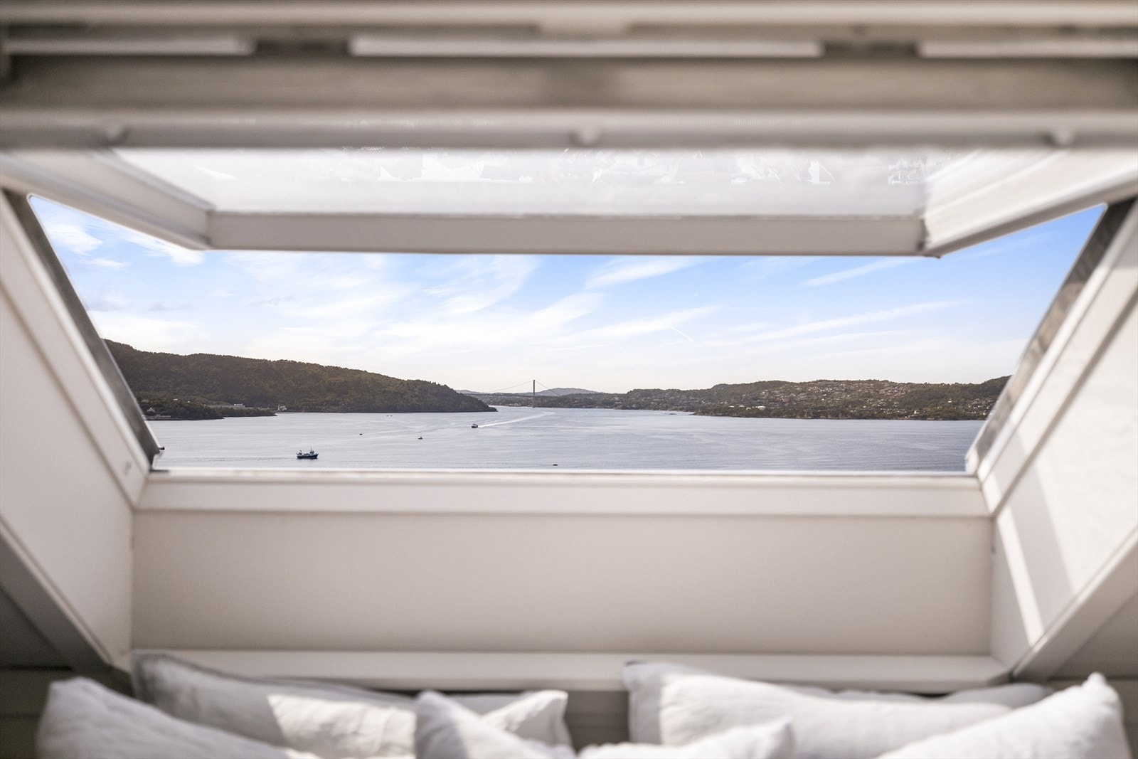 Flott utsikt fra takvinduet! Galleribilde