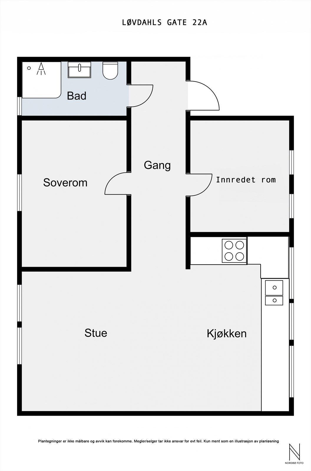 Plantegning Galleribilde