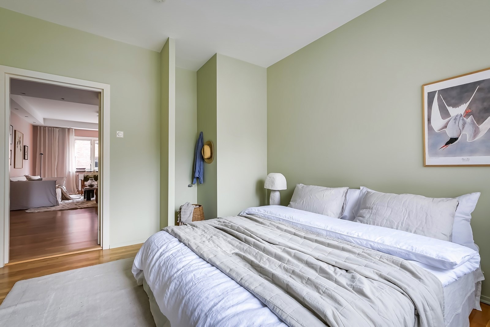 Leiligheten har to soverom Galleribilde