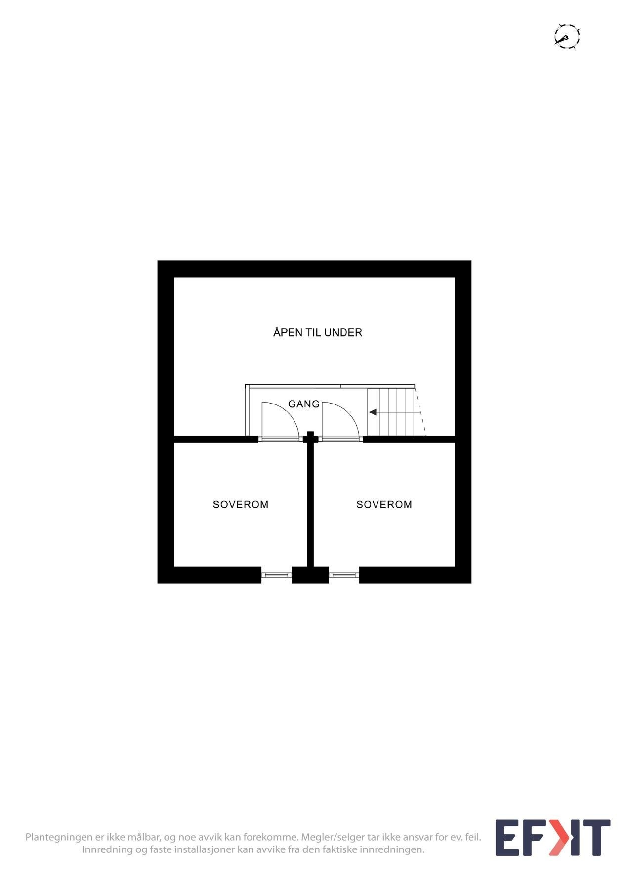 Plantegning hemsrom Galleribilde