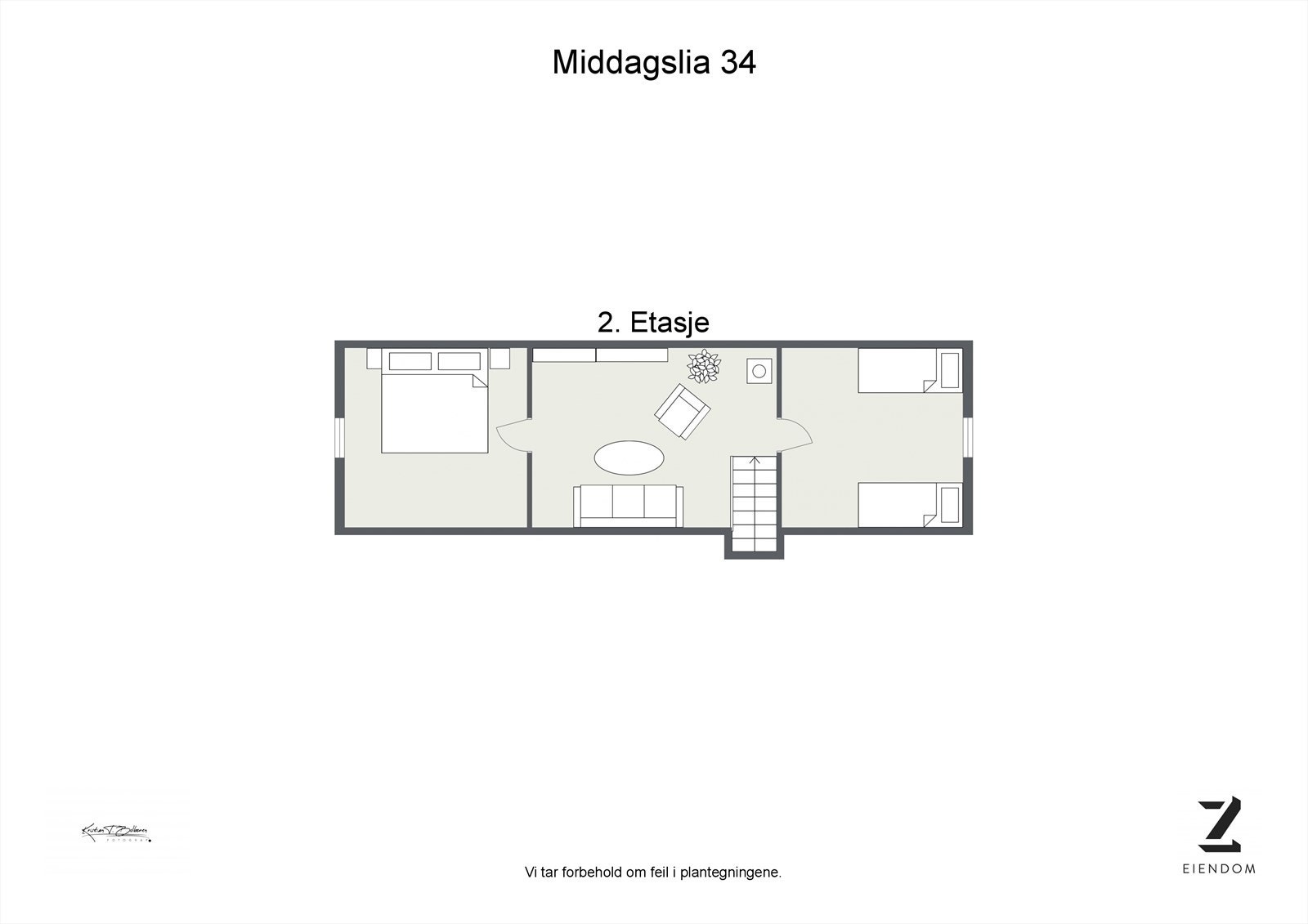 Plantegning 2.etasje Galleribilde